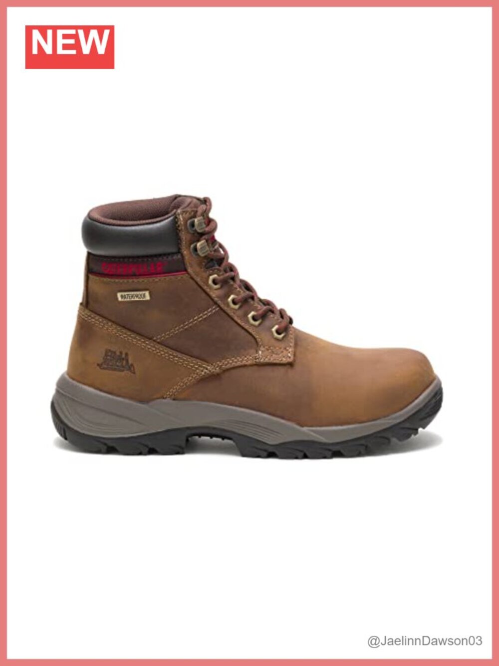 Waterproof Full Grain Leather Work Boot EH Protection Slip Resistant